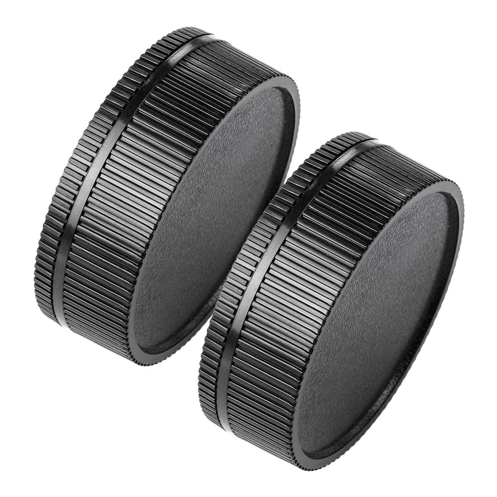 Body Cap and Lens Rear Cap Cover Replacement Set for Leica R-Mount LR Lens&Cameras,2 Sets