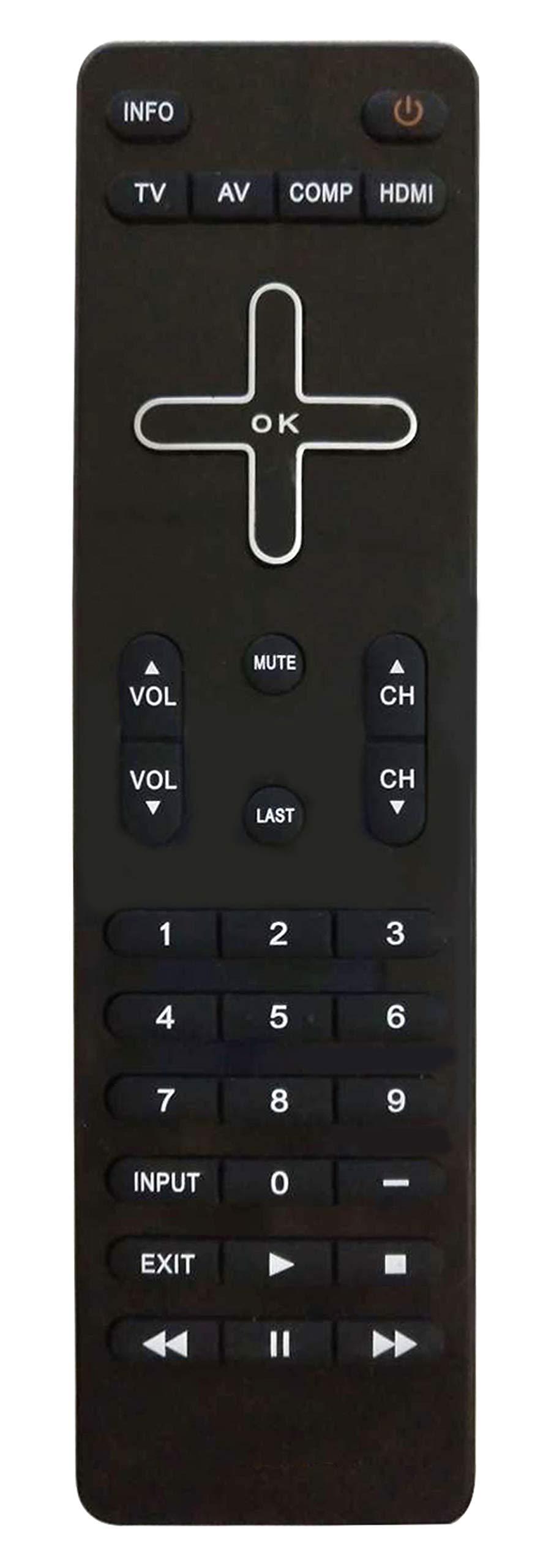 VR9 Remote Control Compatible with VIZIO TV VM190XVT VM230XVT M190MV M220MV E260MV E320ME M260MV M160MV