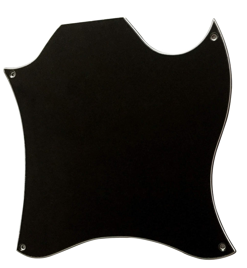 For US Gibson SG Standard Blank Style Guitar Pickguard,3 Ply Black