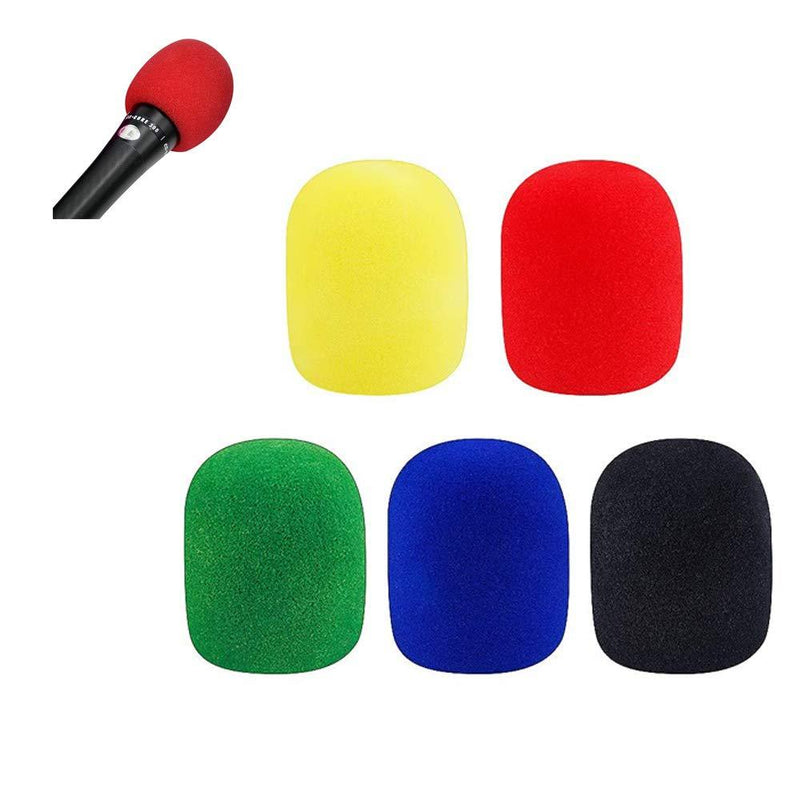 [AUSTRALIA] - Jonsnowo Microphone Covers Foam,Sponge Cover for Household KTV Microphone. 5 Colors. Blue，Green，Yellow， Red，Black 