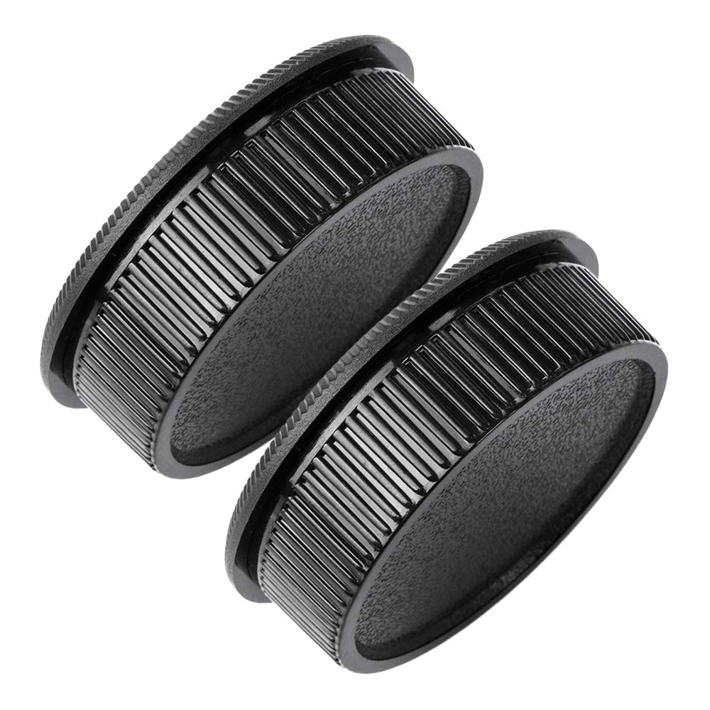 Body Cap and Lens Rear Cap Cover Replacement Set for Leica M42 42mm Lens&Cameras,2 Sets