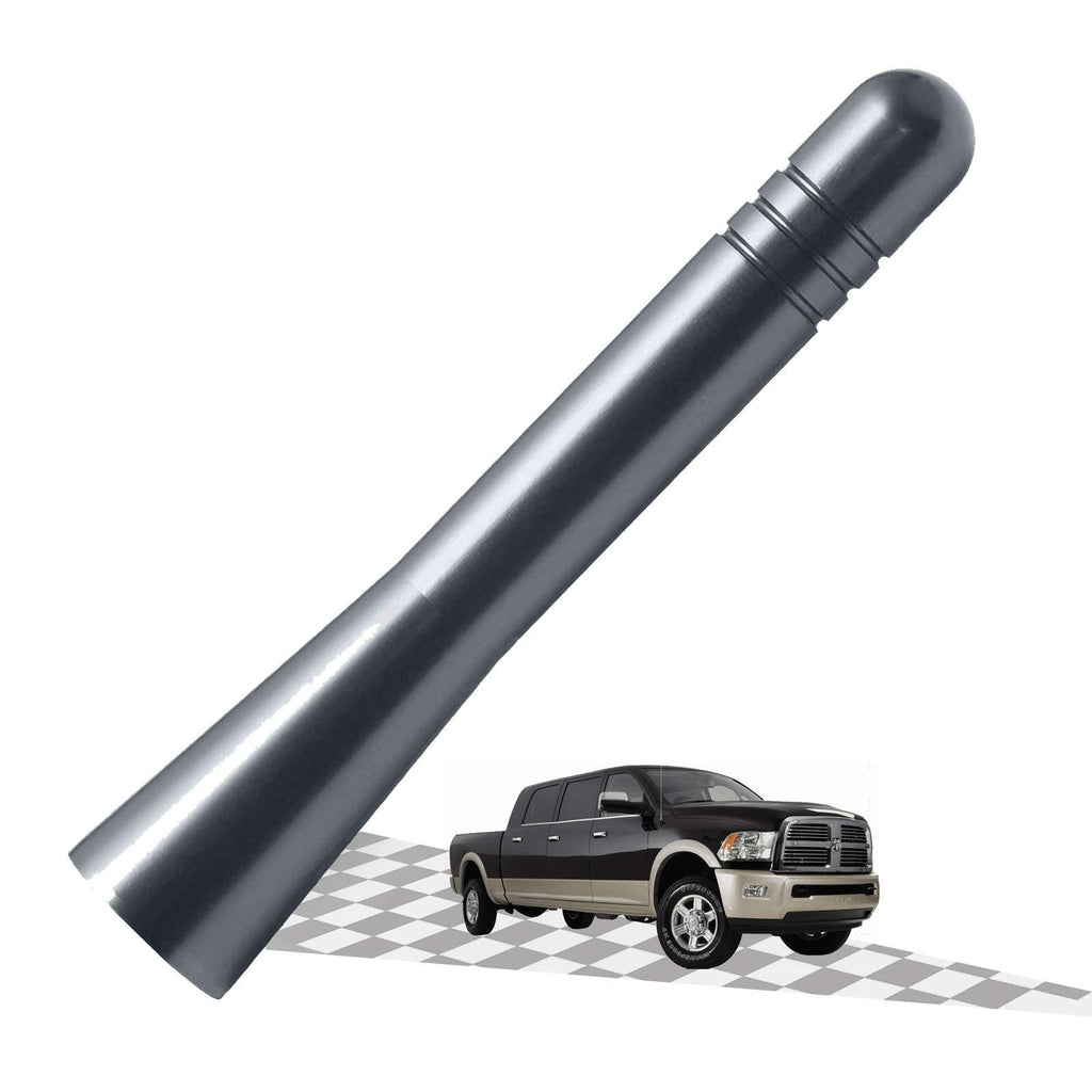 Elitezip Antenna Compatible with Dodge RAM Trucks 1994-2018 | Optimized AM/FM Reception with Tough Material | 3.2 Inches - Carbon Black