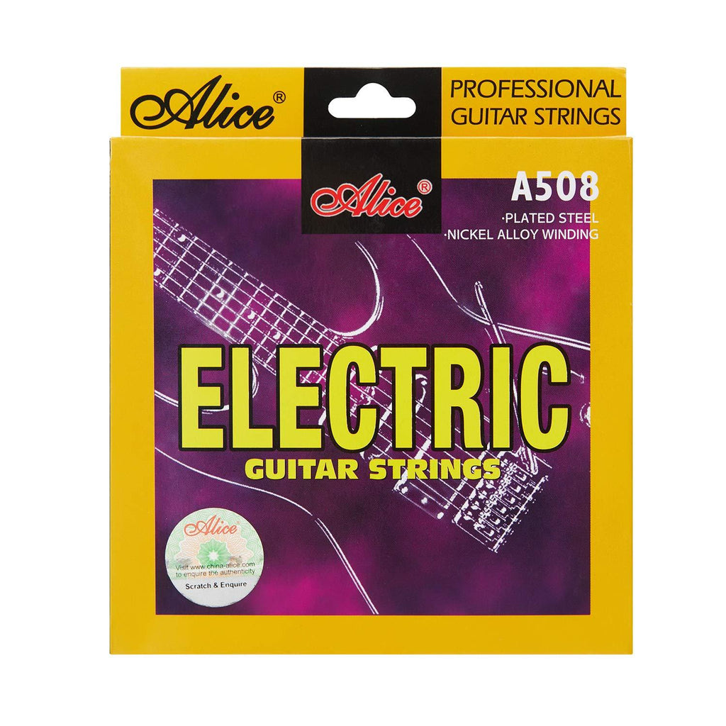 Alice Electric Guitar Strings Super Light 009-042 with Nickel Alloy Winding Bass Guitar Strings A508-SL