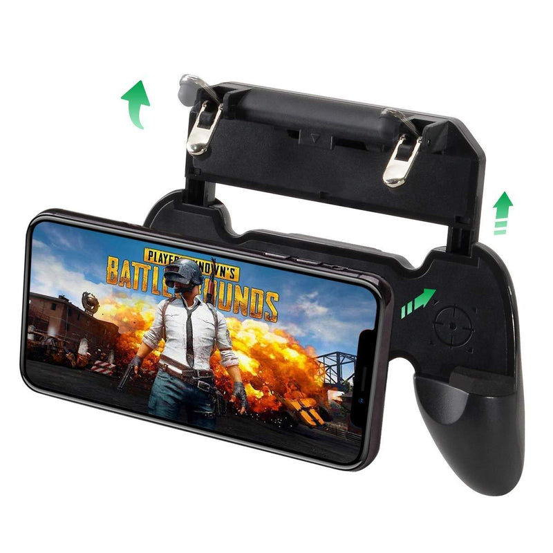 PUBG Mobile Game Controller, Ismael Erickson Phone Trigger Sensitive Shoot and Aim L1R1 Cellphone Gamepad Joystick