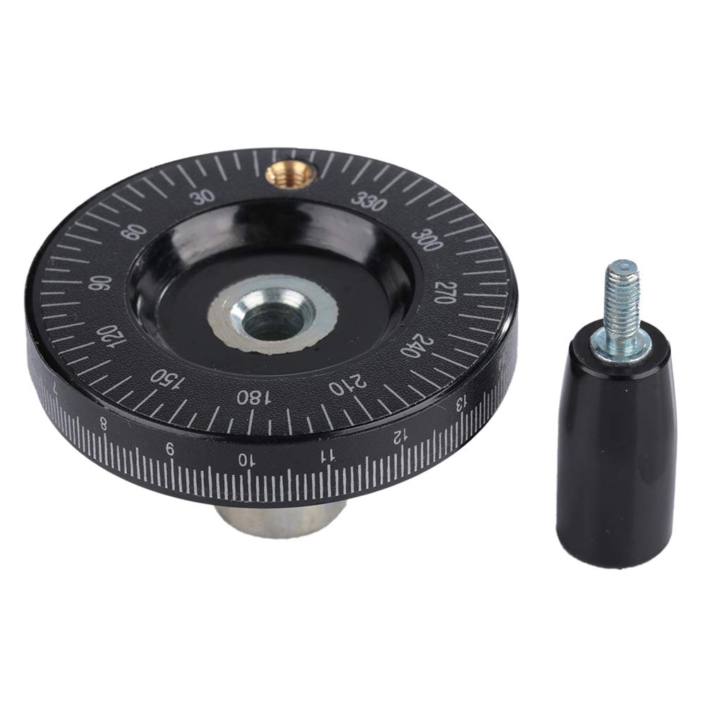 Acogedor 63mm Hand Wheel with Handle, Handwheel Machinery Accessories, Solid and Durable, Strong Carrying Capacity, for Milling Machine, Lathes, Grinders, etc