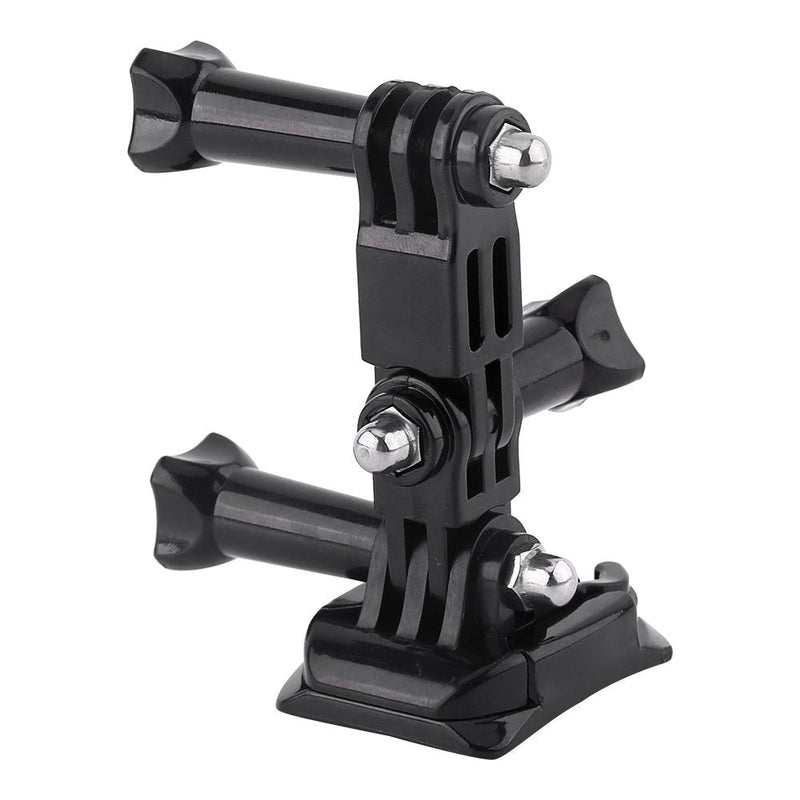 V BESTLIFE 7pcs/Set Adjustable Helmet Mount Kit Compatible with GoPro Hero Hero 3/2/1 Yi, Helmet Front and Side Mount and Adhesive, PC + Stainless Steel