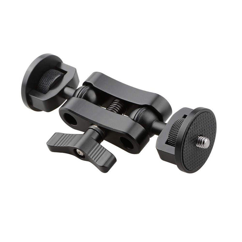 CAMVATE Super Articulating Arm with Ball Heads and 1/4"-20 Screw Mounts(Black)