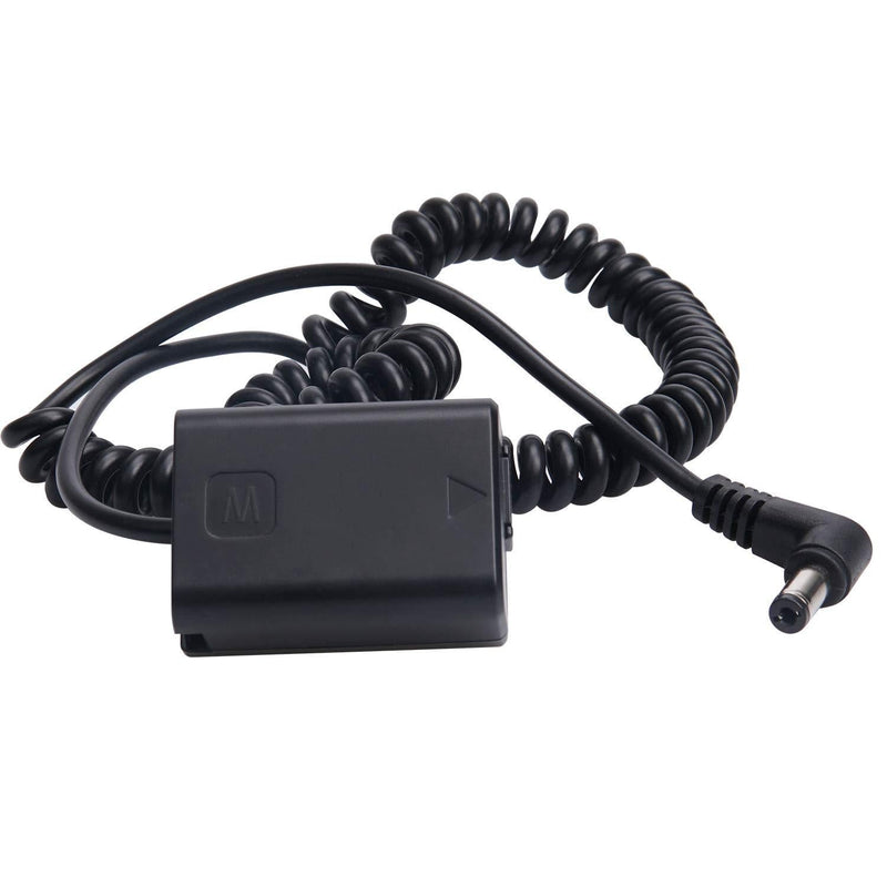ANDYCINE Spring Cable Dummy Battery DC Coupler Special Designed for FEELWOLR F6/ ANDYCINE A6 Compatible with Sony A6000/A6300/A6500,Battery, A7, A7S, A7R, a7 II, a7S II, and a7R II DSLR Cameras FW50