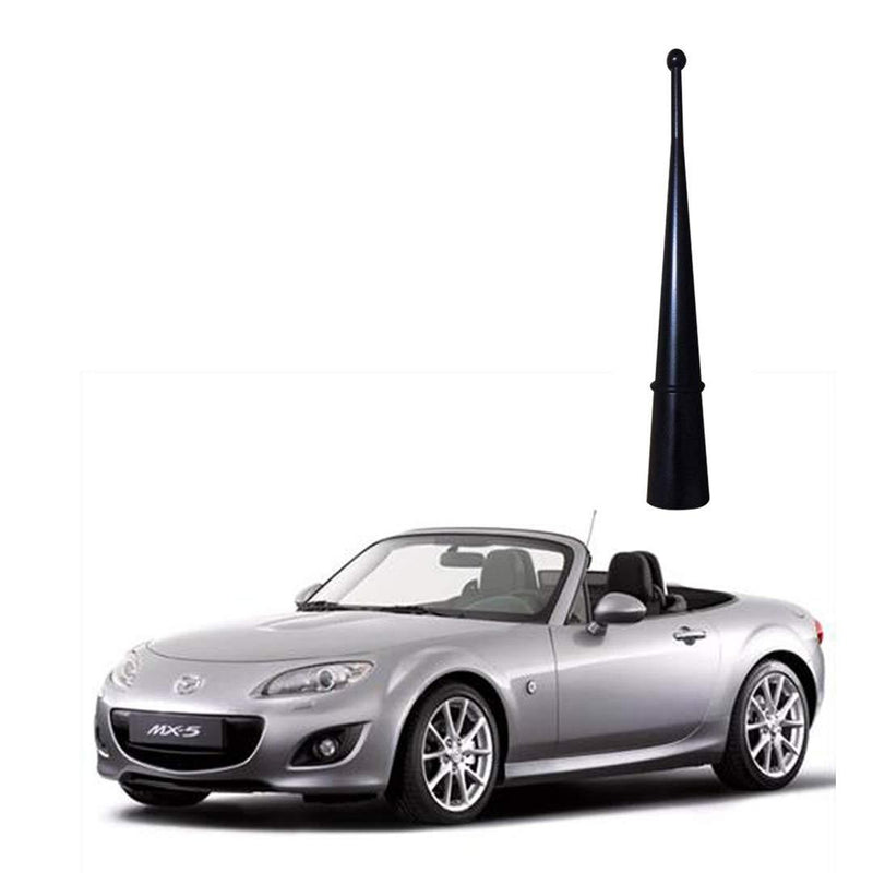 3.9" Short Antenna Mast Direct Replacement Compatible 2006-2019 Mazda MX-5 Miata
