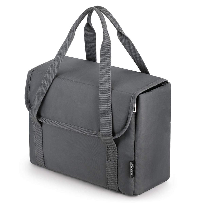 S-ZONE Water Resistant DSLR SLR Camera Insert Bag Camera Inner Case Bag with Handle for Sony, Canon, Nikon, Olympus Gray Upgraded 2.0 12'' x 9'' x 5'' with handle