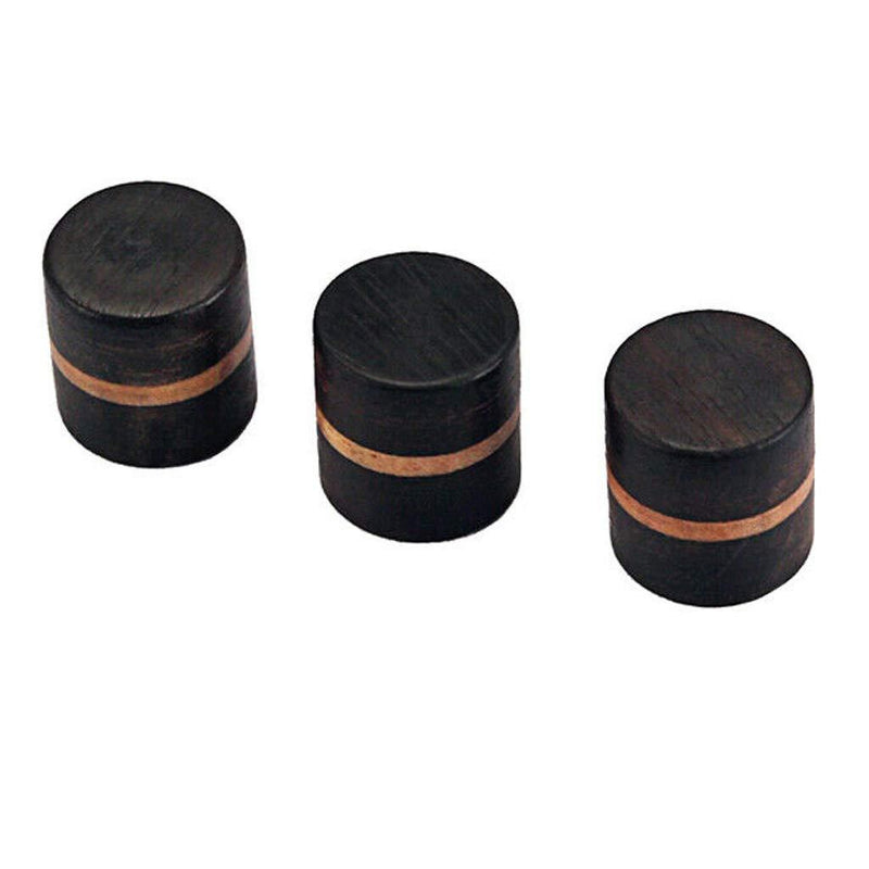 3pcs Rosewood Electric Bass Guitar Control Knob or Beach Finish Effect Pedal Amaplifier Tone or Volume Push Pull