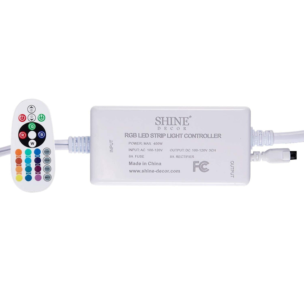 [AUSTRALIA] - Shine Decor IR Controller, Power Supply 8x15.5mm LED RGB Strip Lights only controller for 8x15.5mm RGB 