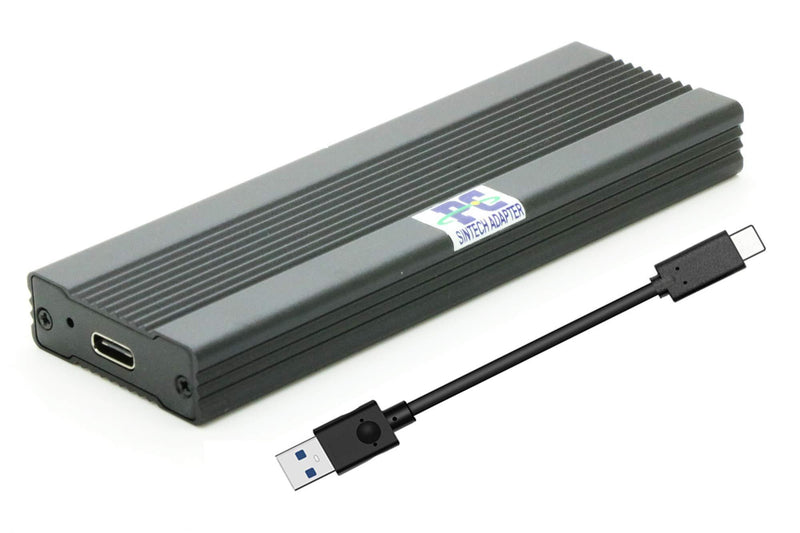 Sintech USB 3.0 nVME SSD enclusure,USB 3.1 M.2(NGFF) M Key nVME SSD External Case Box USB 3.1 Case