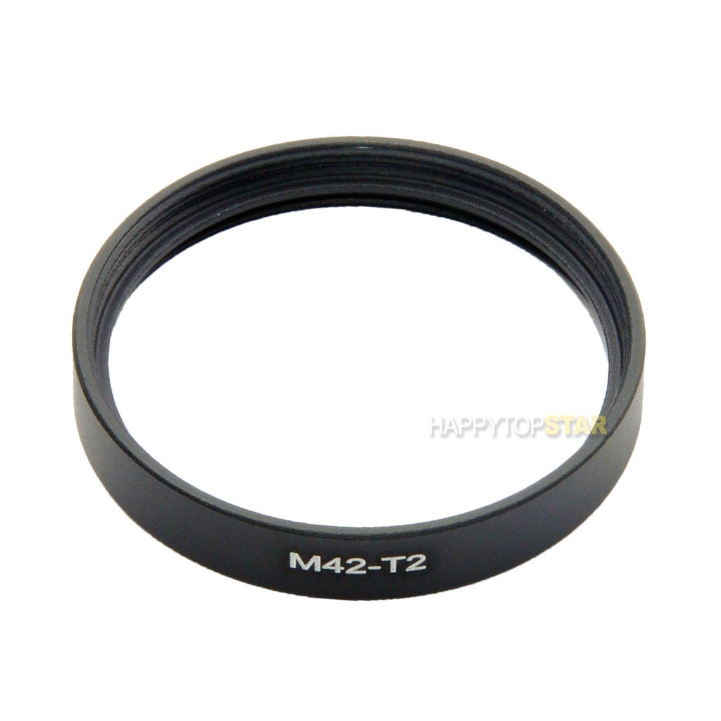 42-42mm M42-T2 Female to Female Double Dual Inner Thread M42 and T2 42mm Lens Ring Adapte