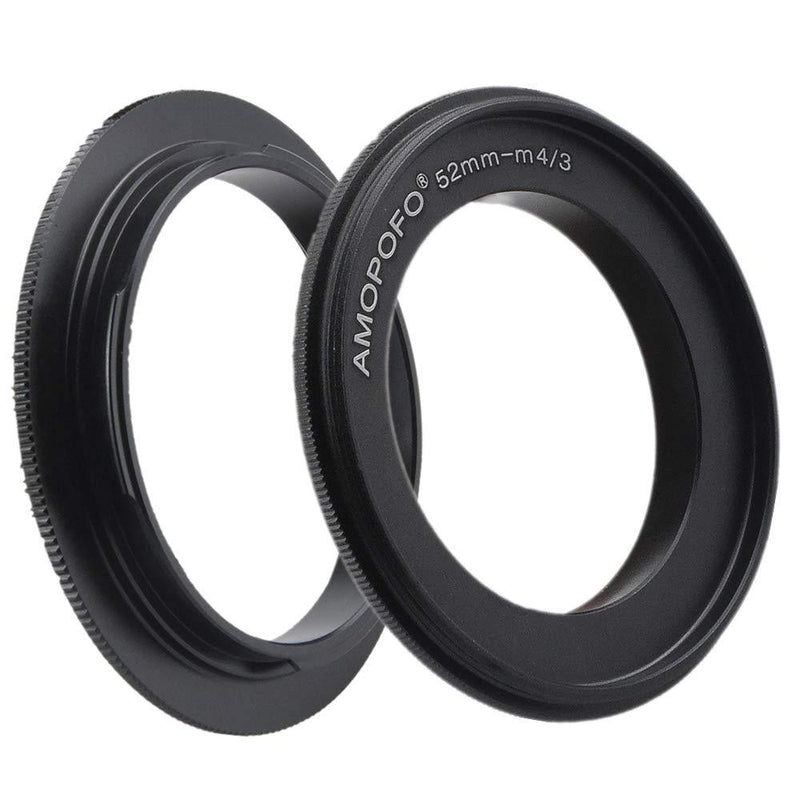 52mm Filter Thread Macro Reverse Mount Adapter Ring,for M4/3 Camera LUMIX GX7 GF6 GH3 G5 GF5 GX1 GF3 G3 Olympus OM-D E-M1 E-M5 E-PL6 E-P5 DSLR Cameras