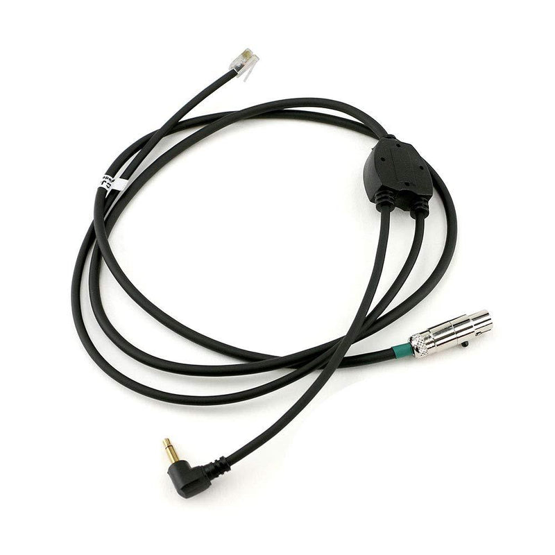 Rugged Radios CJ-YAESU Radio Jumper Cable for Yaesu Mobiles Radios - Features RJ11 Hand Mic Connector