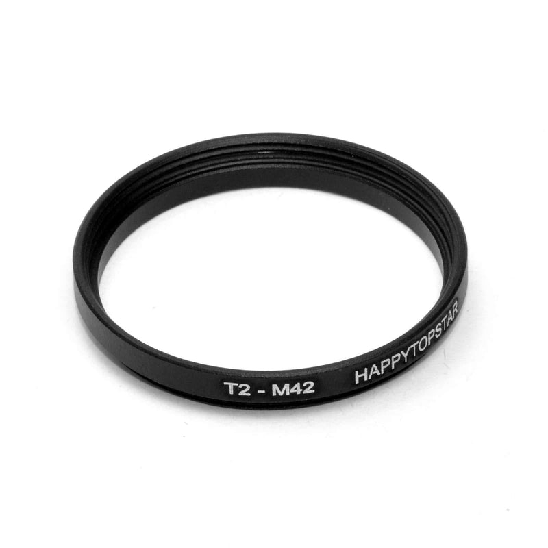 Metal T2 to M42 Male to Female 42mm to 42mm T2-M42 Step-Up Coupling Ring Adapter for Lens Filter
