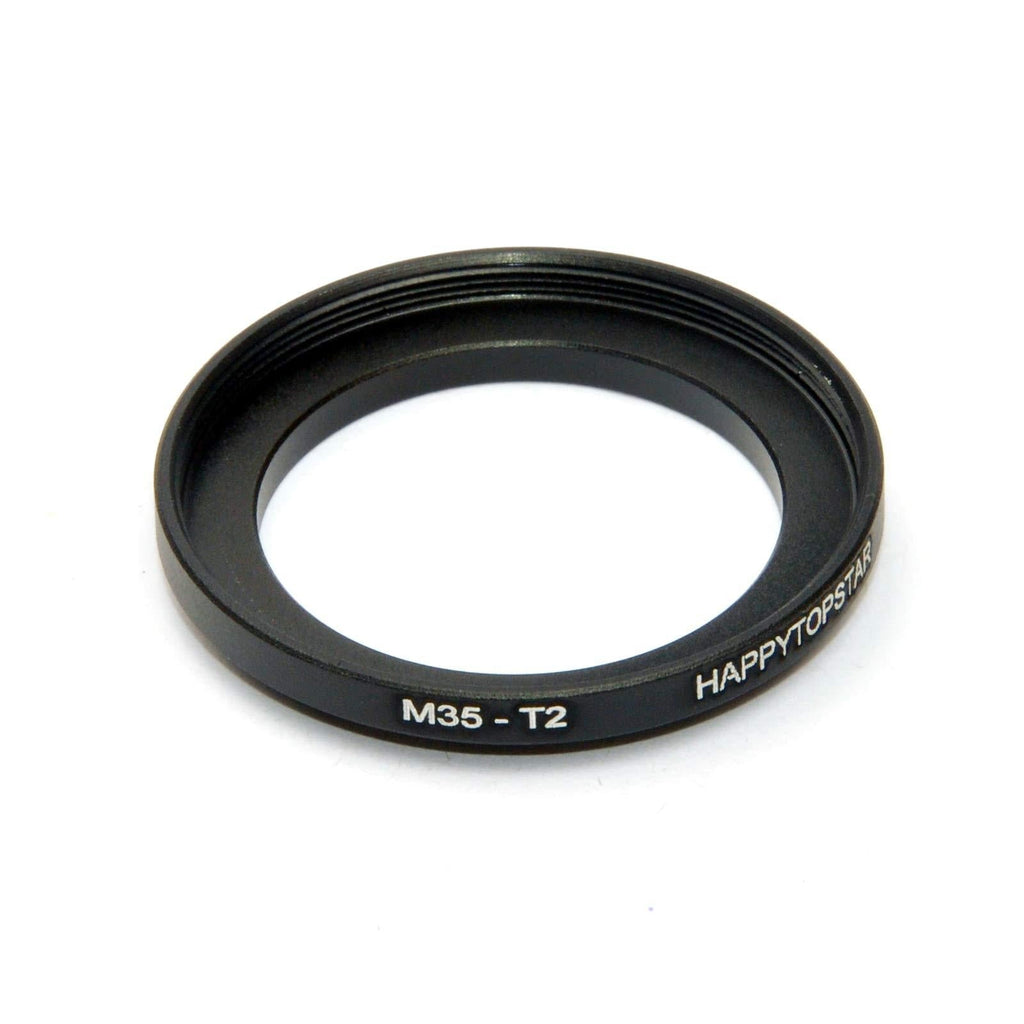 Metal M35 Male to M35-T2 mm Female 35mm 1mm Thread Pitch to T2 42mm 0.75mm Thread Pitch 35mm-42mm Step-Up Coupling Ring Adapter for Lens Filter