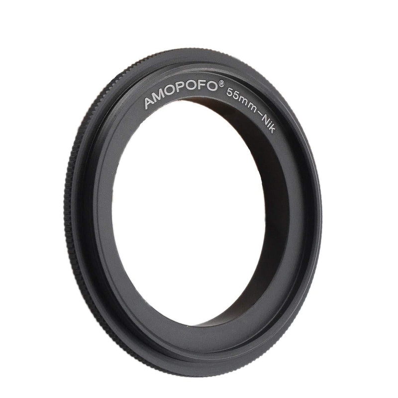 55mm Filter Thread Macro Reverse Mount Adapter Ring, for Nikon D7500 D7100 D7000 D5600 D5200 D500 D90 D810A,D7200, D5500,D750,D810,D5300,D3300,Df, D610 DSLR Cameras