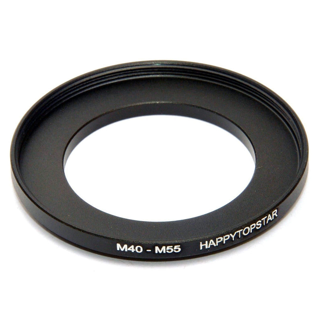 Metal M40 to M55 Male to Female 40mm to 55mm M40-M55 Step-Up Coupling Ring Adapter for Lens Filter