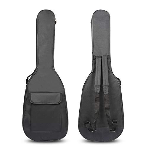 YiPaiSi 39 Inch Electric Guitar Gig Bag, Deluxe Series Multi-fit Backpack, Soft Case Waterproof Guitar Gig Bag, 5mm Thick Padded Cotton, with Adjustable Guitar Shoulder Strap