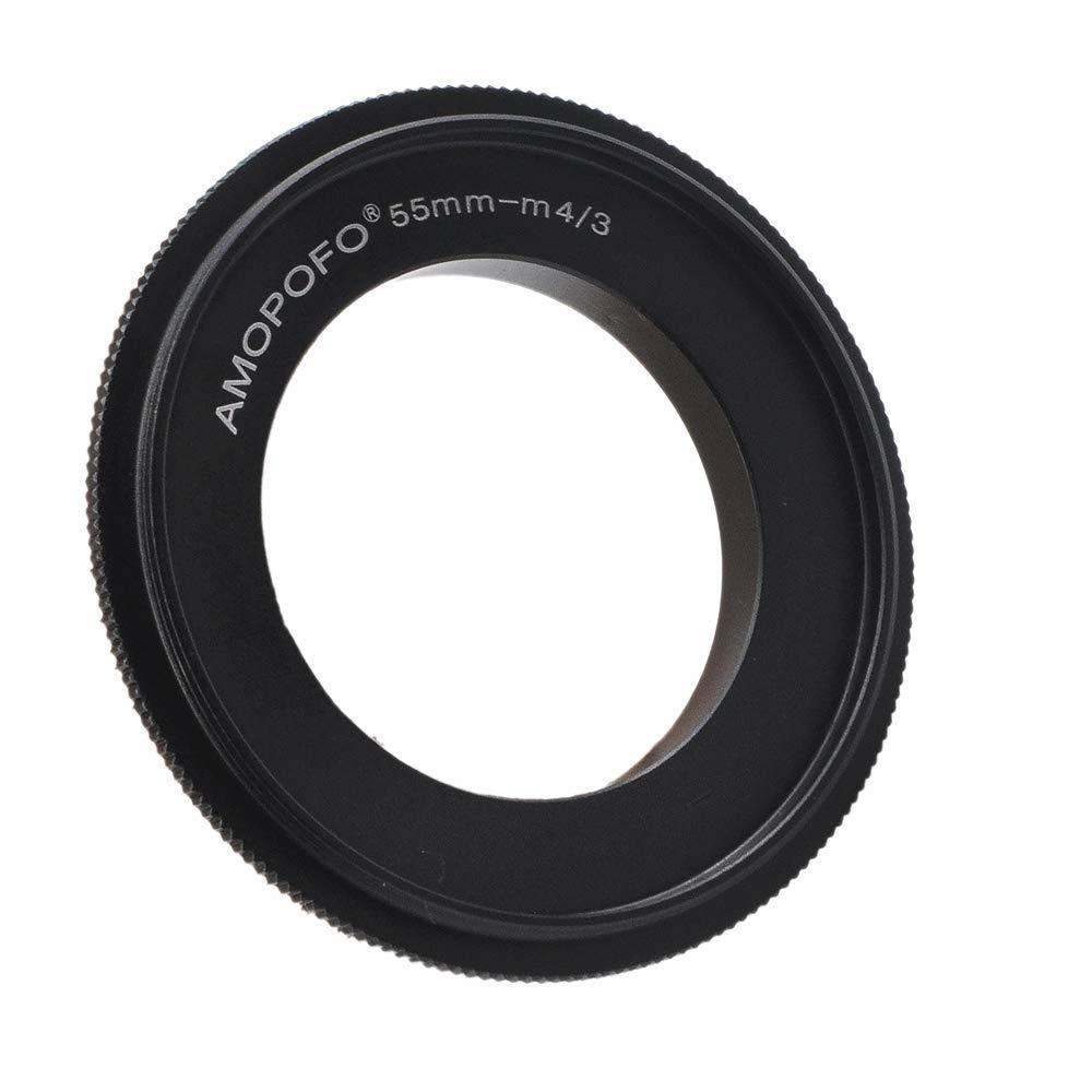 55mm Filter Thread Macro Reverse Mount Adapter Ring,for M4/3 Camera LUMIX GX7 GF6 GH3 G5 GF5 GX1 GF3 G3 Olympus OM-D E-M1 E-M5 E-PL6 E-P5 DSLR Cameras