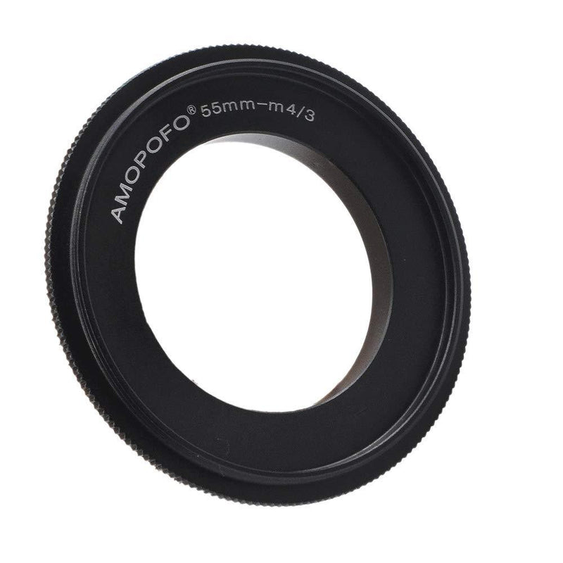 55mm Filter Thread Macro Reverse Mount Adapter Ring,for M4/3 Camera LUMIX GX7 GF6 GH3 G5 GF5 GX1 GF3 G3 Olympus OM-D E-M1 E-M5 E-PL6 E-P5 DSLR Cameras