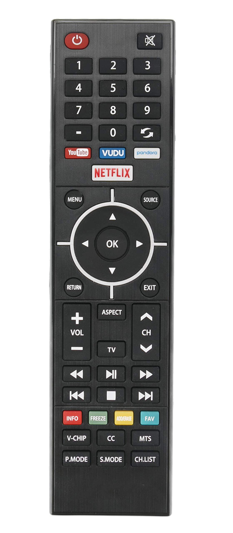 New Remote Control Compatible with Element Smart TV ELSW3917BF E4SFT5517 E4SFT5017 ELST3216H ELST5016S KY49C-178F ELSJ5017