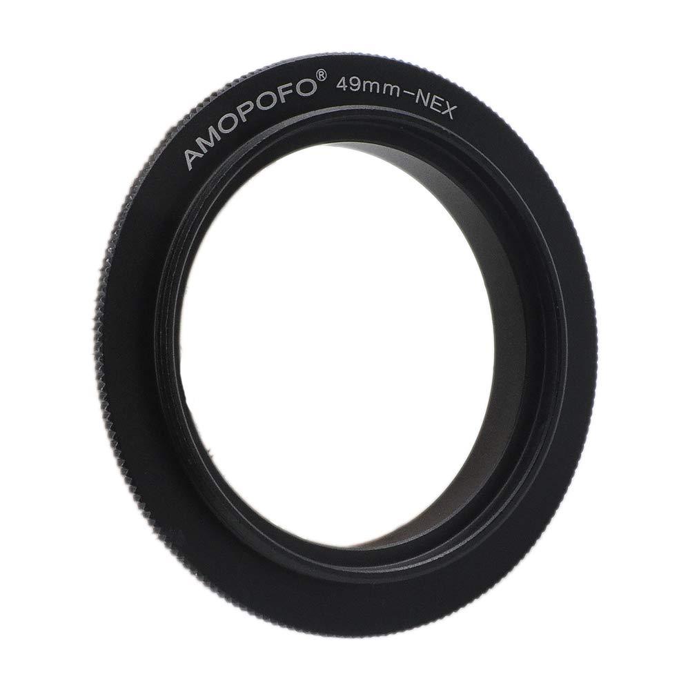 49mm Lens Macro Reverse Adapter Ring for Sony E-Series Camera, fits Sony NEX-3, NEX-5, NEX-5N, NEX-7, NEX-7N, NEX-C3, NEX-F3, Sony Camcorder NEX-VG10, VG20, FS-100, FS-700