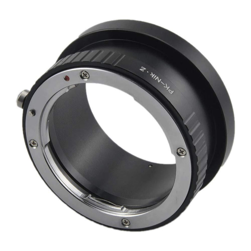 PK to Nikon Z Adapter for Pentax PK/K Mount Lens to Nikon Z Mount Z6 Z7 Camera