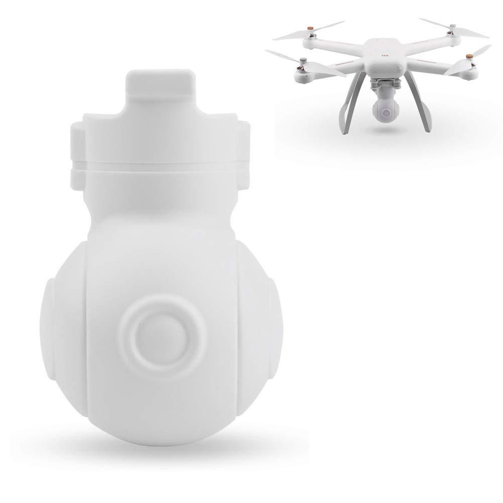 Flycoo2 Camera Lens Protection Cover for Xiaomi Mi Drone 4K Version Fixed Protector Case Cap Waterproof Dust-Proof (White)