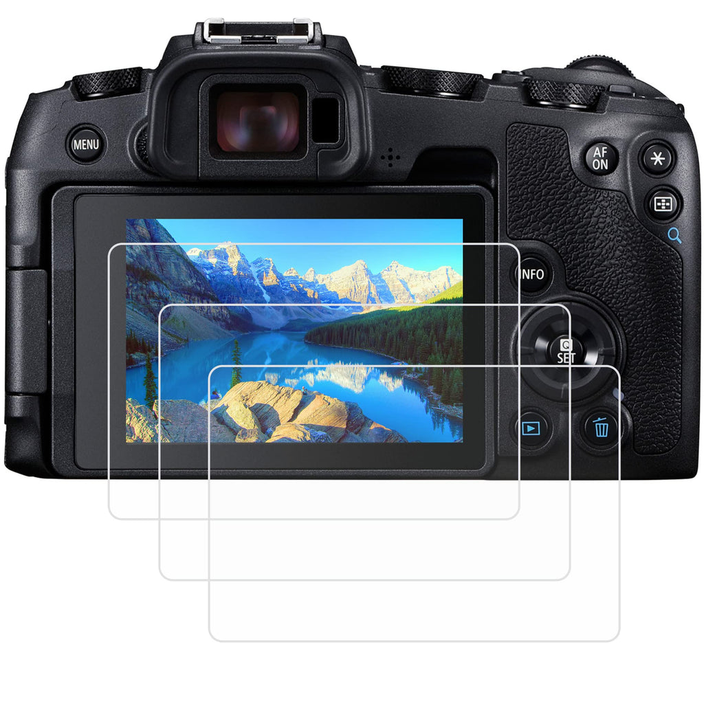 EOS RP Screen Protector for Canon EOS RP Full Frame Mirrorless Digital Camera, PCTC 0.3mm 9H Hardness Tempered Glass Screen Cover