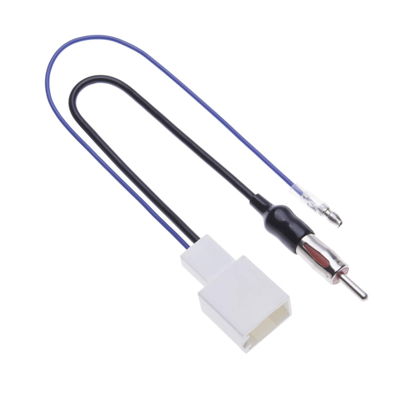 Aftermarket Radio Antenna Adapter by Vehicle Aerial Stereo Converter Cable, DIN (Motorola Type) to Antenna Terminal