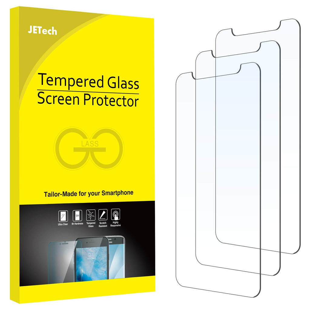 JETech Screen Protector for iPhone 11 Pro Max and iPhone Xs Max 6.5-Inch, Tempered Glass Film, 3-Pack