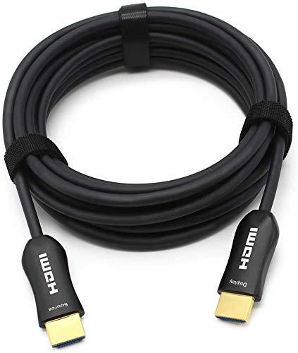 MavisLink HDMI Fiber Optic Cable 75FT 4K 60Hz HDMI2.0b 18Gbps HDR10 ARC HDCP2.2 Slim Flexible for HDTV, Game Console, 4k Projector, Home Theatre 75FT HDMI Fiber Cable