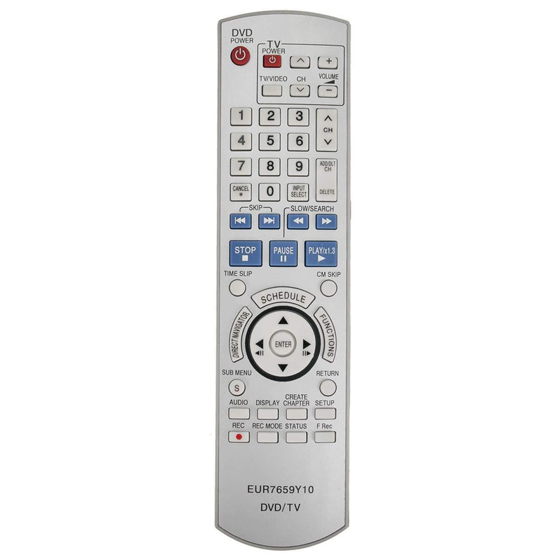 EUR7659Y10 Replacement Remote Control Applicable for Panasonic DVD Recorder DMR-ES25 DMR-ES15 DMR-ES15P DMR-ES15PC DMR-ES15S