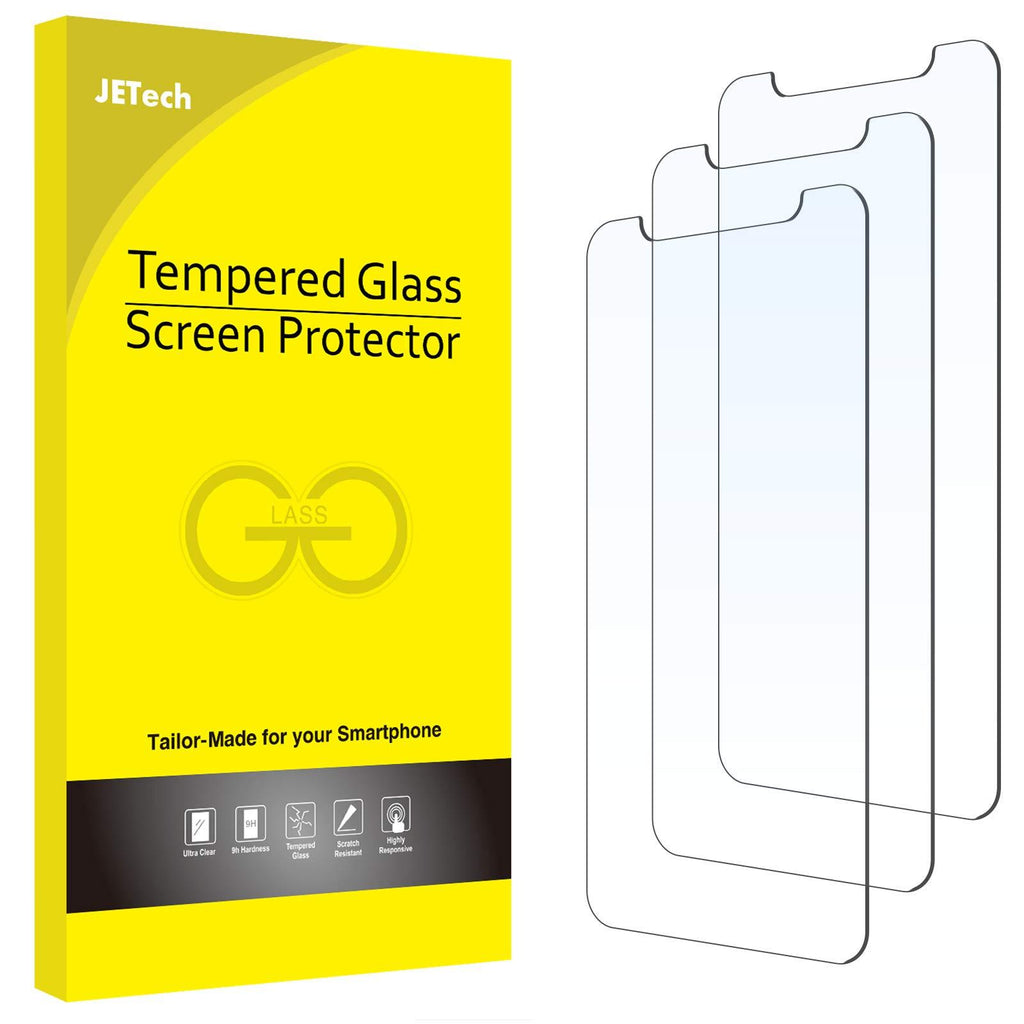 JETech Screen Protector for iPhone 12/12 Pro 6.1-Inch, Tempered Glass Film, 3-Pack