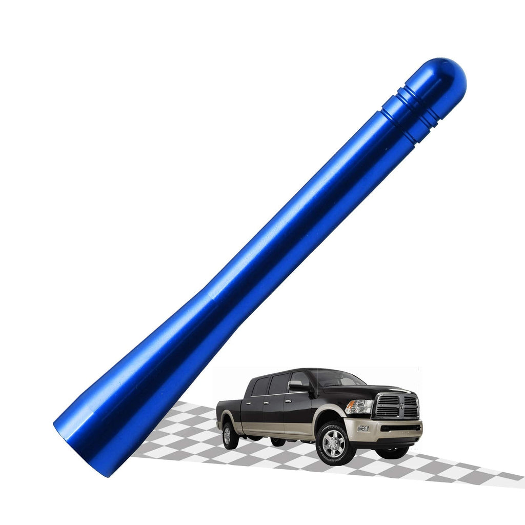 Elitezip Replacement Antenna for Dodge RAM Trucks 1994-2018 | Optimized AM/FM Reception with Tough Material | 4 Inches - Navy Blue