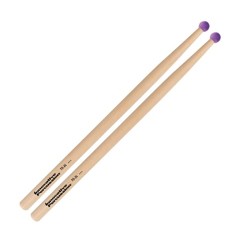 Innovative Percussion Hickory Shaft Multi Tom w/Nylon Bead Drumsticks (TS2L)