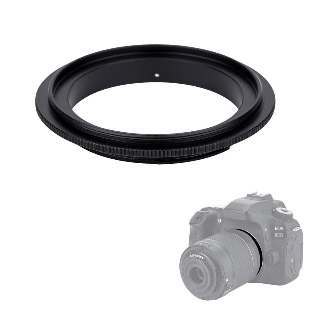 58mm Macro Lens Reverse Ring Adapter for Canon EOS Rebel T6 T7 T5 SL3 SL2 T8i T7i T6i T6s T5i 2000D 4000D 90D 80D 70D with EF-S 18-55mm Kit Lens & More Canon DSLR Cameras with 58mm Filter Thread Lens For Canon DSLR + Lens with 58mm Filter Thread