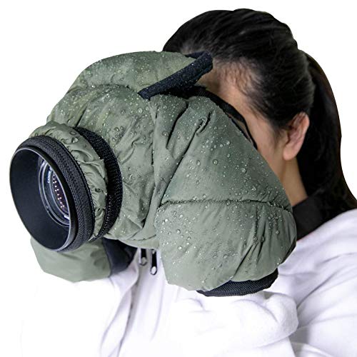 CamRebel Water-Resistant Rain Cover Protector for DSLR Cameras for Outdoor Shooting (for Small Cameras) For Small Cameras
