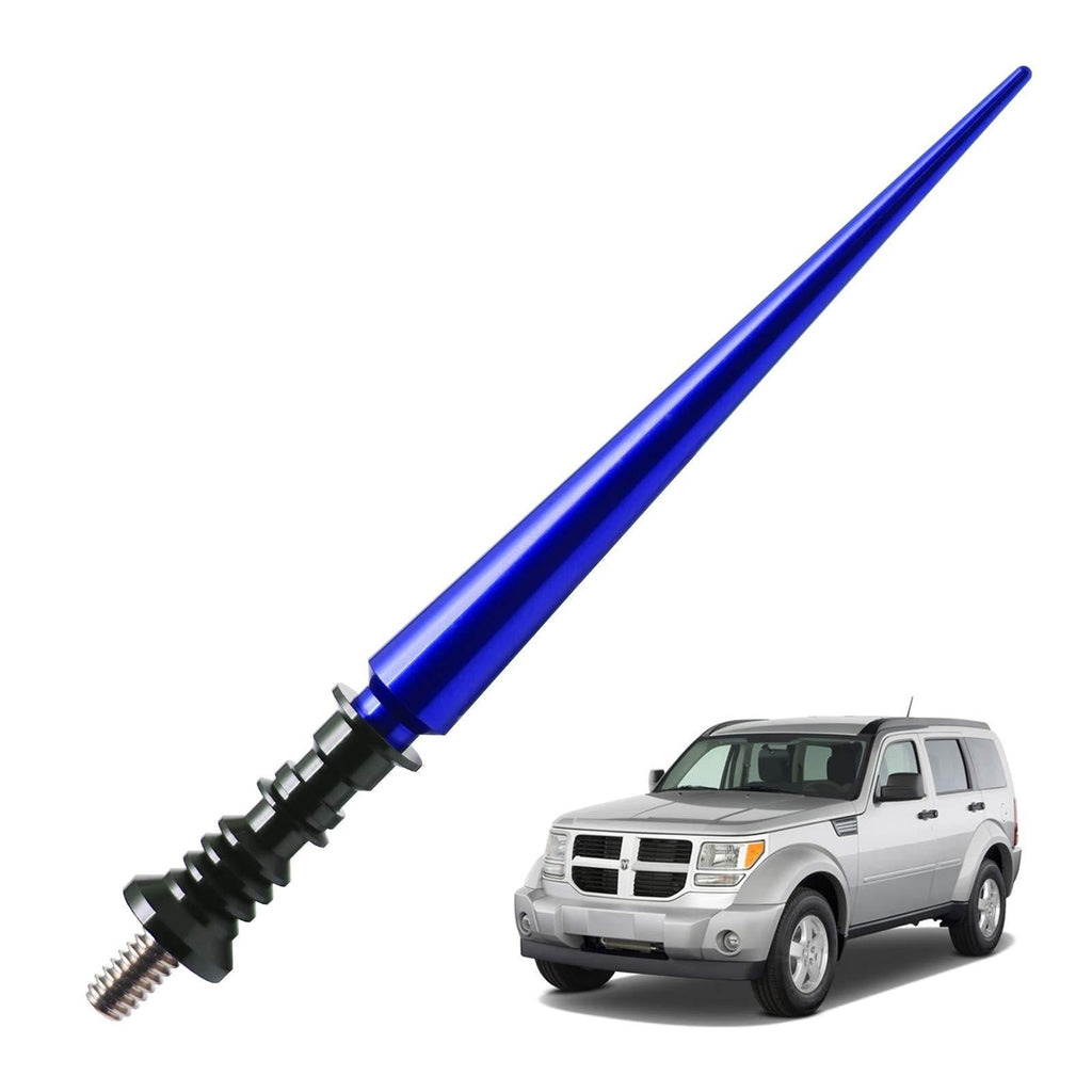 JAPower Replacement Antenna Compatible with Dodge Nitro 2007-2010 | 5.25 inches-Blue Blue