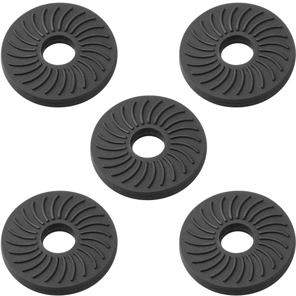 Anwenk Rubber Pads Rubber Washers with 1/4" Screw Hole for Anti-Scratch Camera & Accessories Protection, Shorten Long Camera Screw Shaft, Enhance Friction,Anti-Slippery, 5Pack