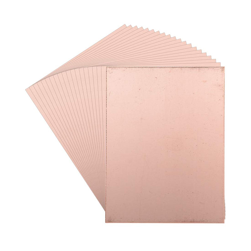 uxcell Double-Sided Copper Clad Laminate PCB Circuit Board, FR4 100x75mm 3.94x2.95 inch, 1.5mm Thickness DIY Prototyping PCB Board, Name Board, 20pcs 20