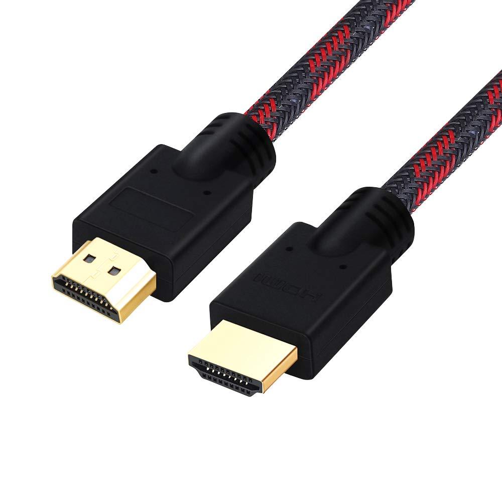 SHULIANCABLE HDMI Cable, Supports 1080p, UHD, FHD, 3D, Ethernet, Audio Return Channel for Fire TVHDTV/Xbox/PS3 (10Ft/3M) 1 10Ft/3M