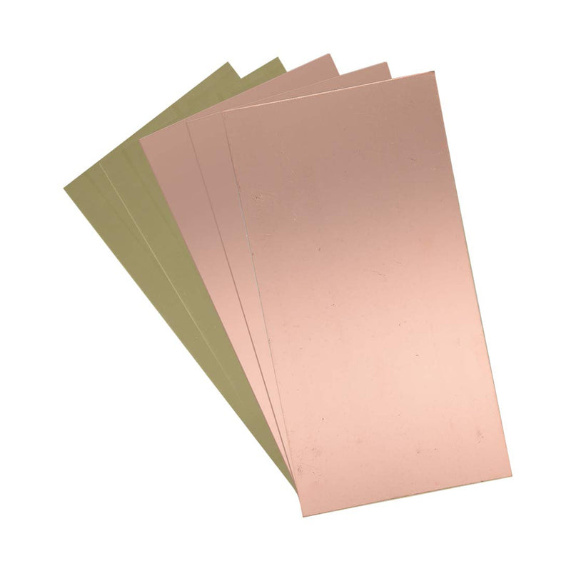 uxcell Single-Sided Copper Clad Laminate PCB Circuit Board, FR4 250x130mm 9.84x5.12 inch, 1.5mm Thickness DIY Prototyping PCB Board, Name Board, 5pcs