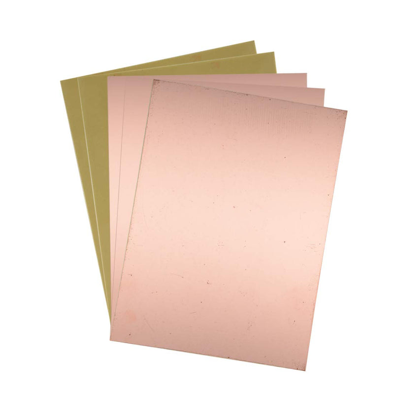 uxcell Single-Sided Copper Clad Laminate PCB Circuit Board, FR4 200x150mm 7.87x5.91 inch, 1.6mm Thickness DIY Prototyping PCB Board, Name Board, 5pcs 5