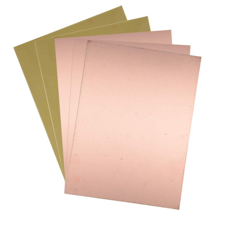 uxcell 200x150mm Single-Sided Copper Clad Laminate PCB Circuit Board FR4 1.5mm Thickness DIY Prototyping PCB Board 5pcs
