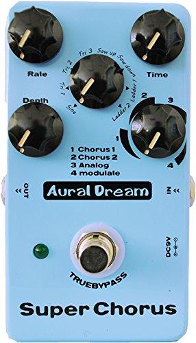 [AUSTRALIA] - Yanhuhu Aural Dream Super Chorus Guitar Effect Pedal with 4 modes and 8 waves reaching 32 chorus effects True bypass 