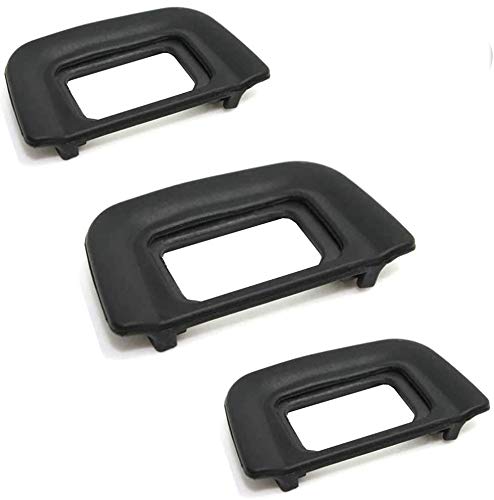 [AUSTRALIA] - D60 D5100 DK-20 Eyepiece Eyecup Viewfinder Protector Compatible for Nikon D5600 D5200 D5100 D5000 D3100 D70 D70S D60 D50 D40 D750 Camera, ULBTER Viewfinder Eye Cup blinkers -(3-Pack) 